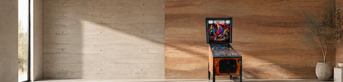 pinball in a modern games room