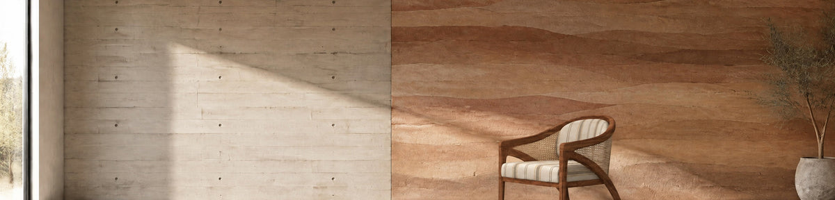 11 Ravens × Rubinacci Dining Chair in a modern games room with a stamped concrete wall