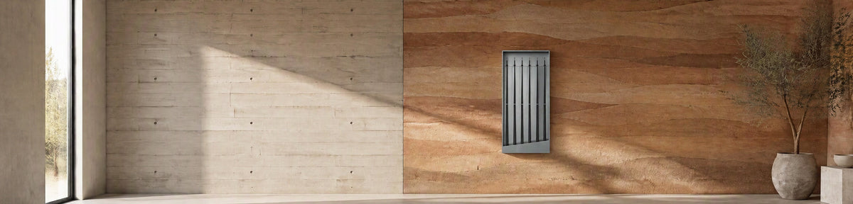 11 Ravens Titan Cue Rack in a modern games room with a stamped concrete wall