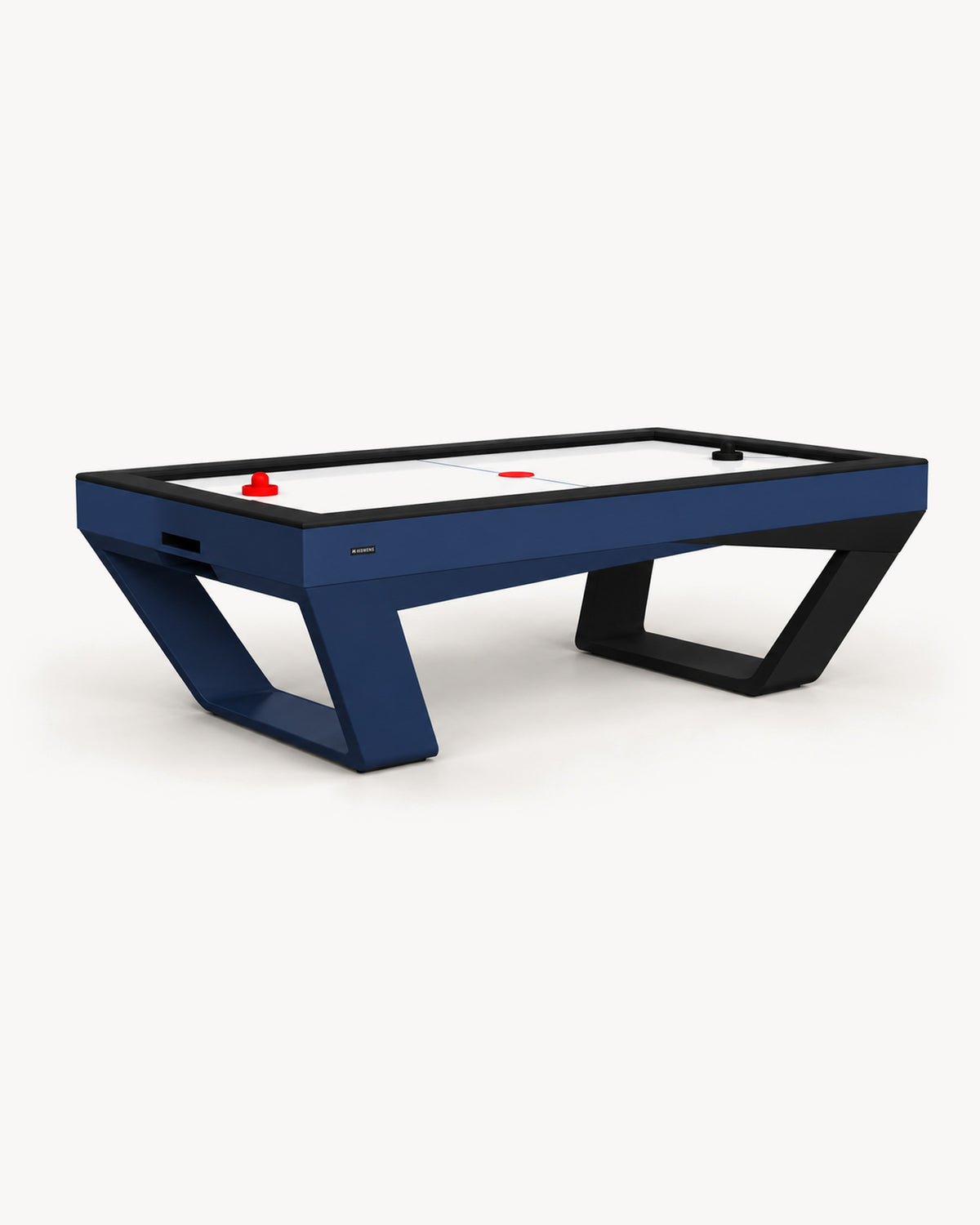 11 Ravens Avettore Air Hockey Table in navy with dark angular base