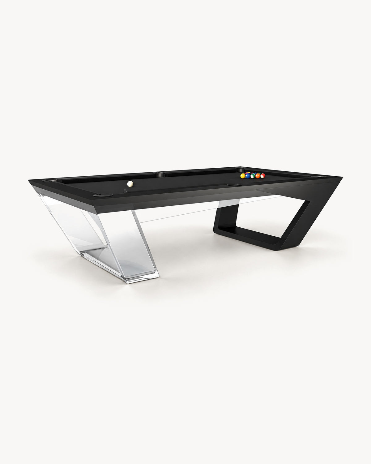 11 Ravens Avettore Lucite Pool Table