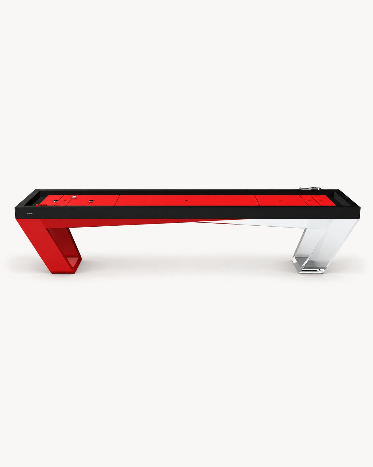 11 Ravens Avettore Lucite Shuffleboard Table alternate view