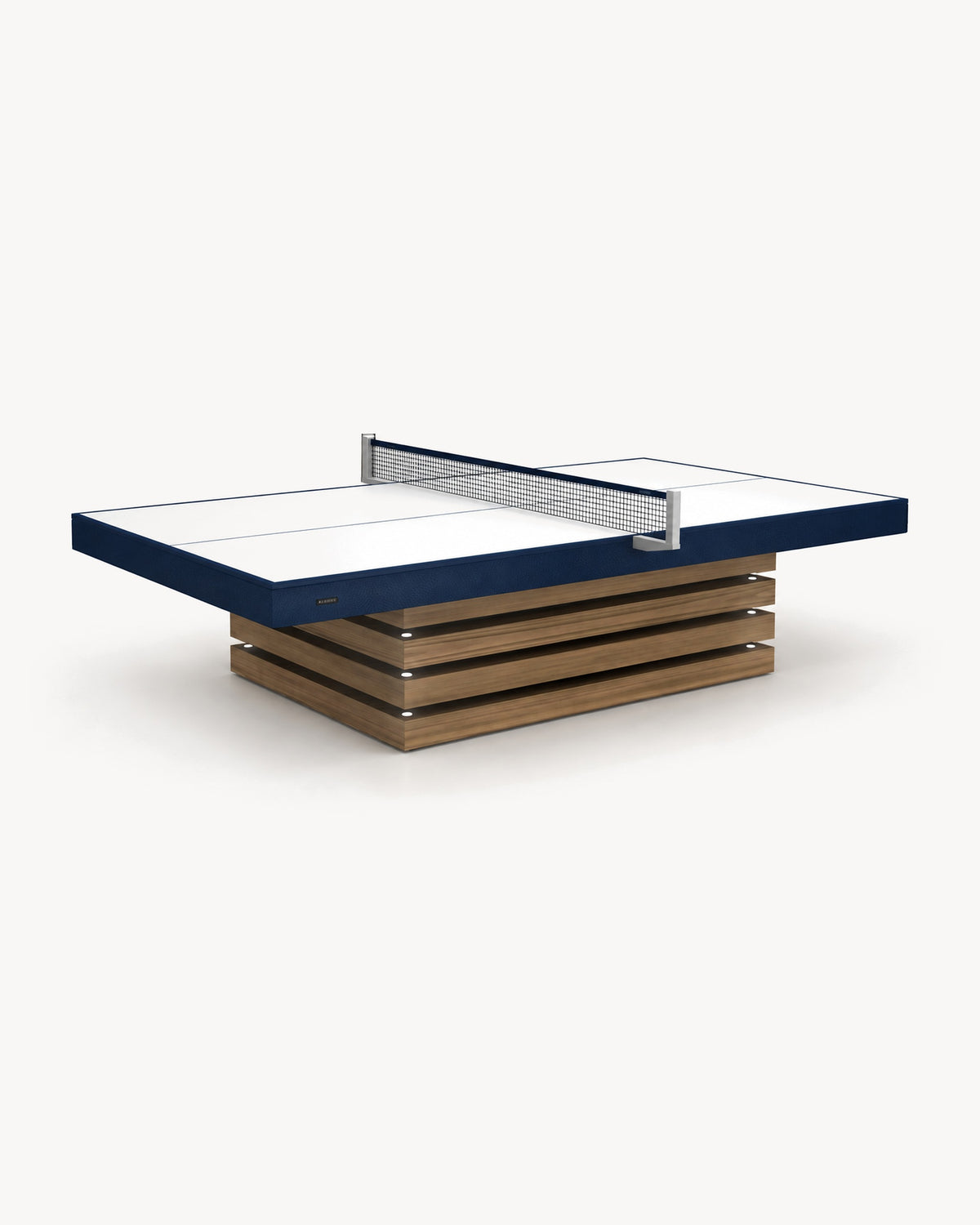 11 Ravens Arclight Printed Ping Pong Table with printed playfield on a wood slat base