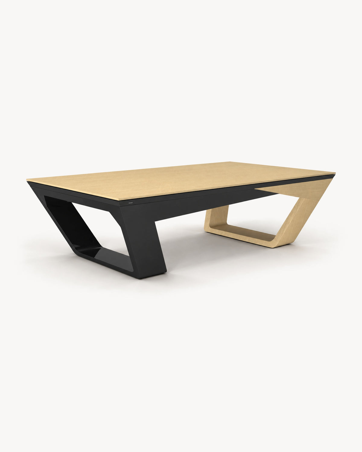 11 Ravens Avettore Convertible Pool Dining Ping Pong Table in light wood